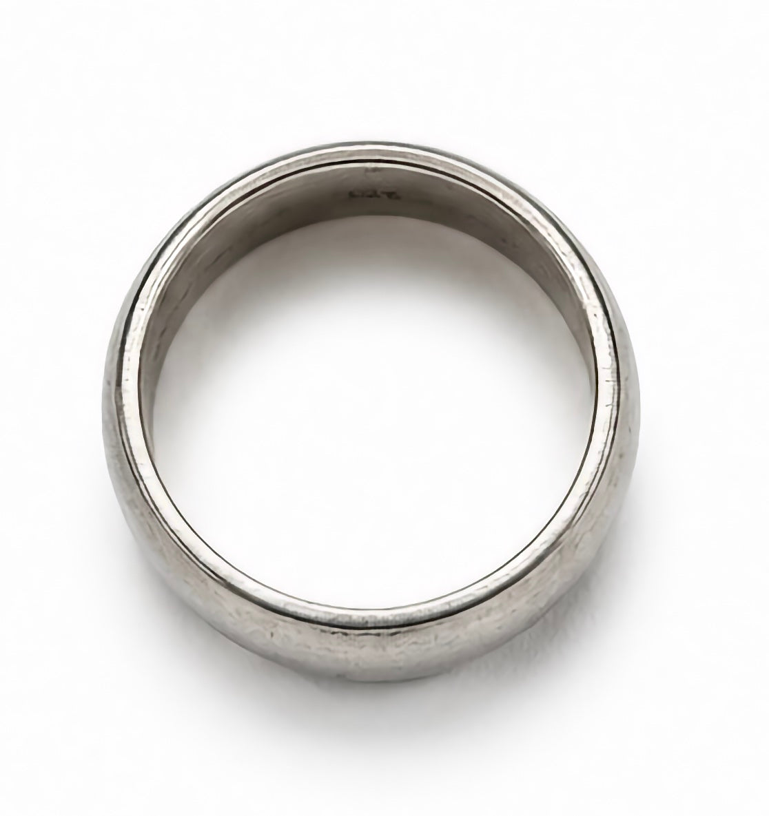 Vintage Mexico 925 Sterling Silver Wide Plain Band Ring